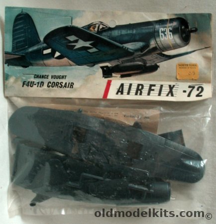 Airfix 1/72 F4U-1D Corsair Bagged - (F4U1D), 115 plastic model kit